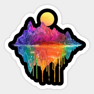 Spectrum Mountain Summit Sticker